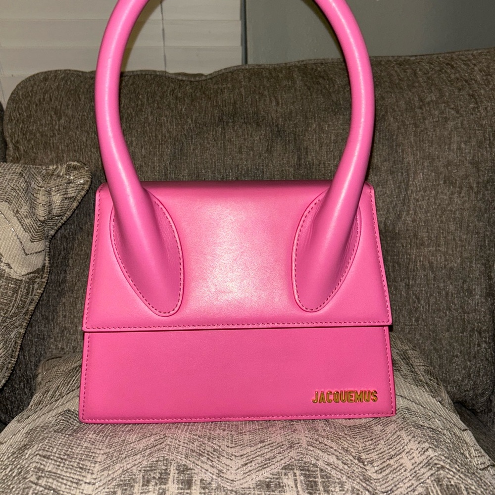Jacquemus Vibrant Pink Mini Bag